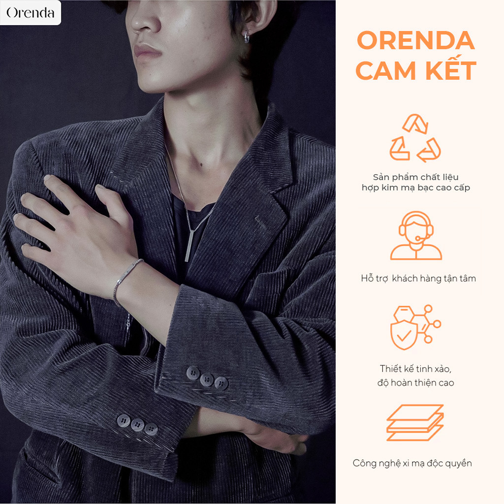 Chất lượng cao cấp dây chuyền bạc Orenda