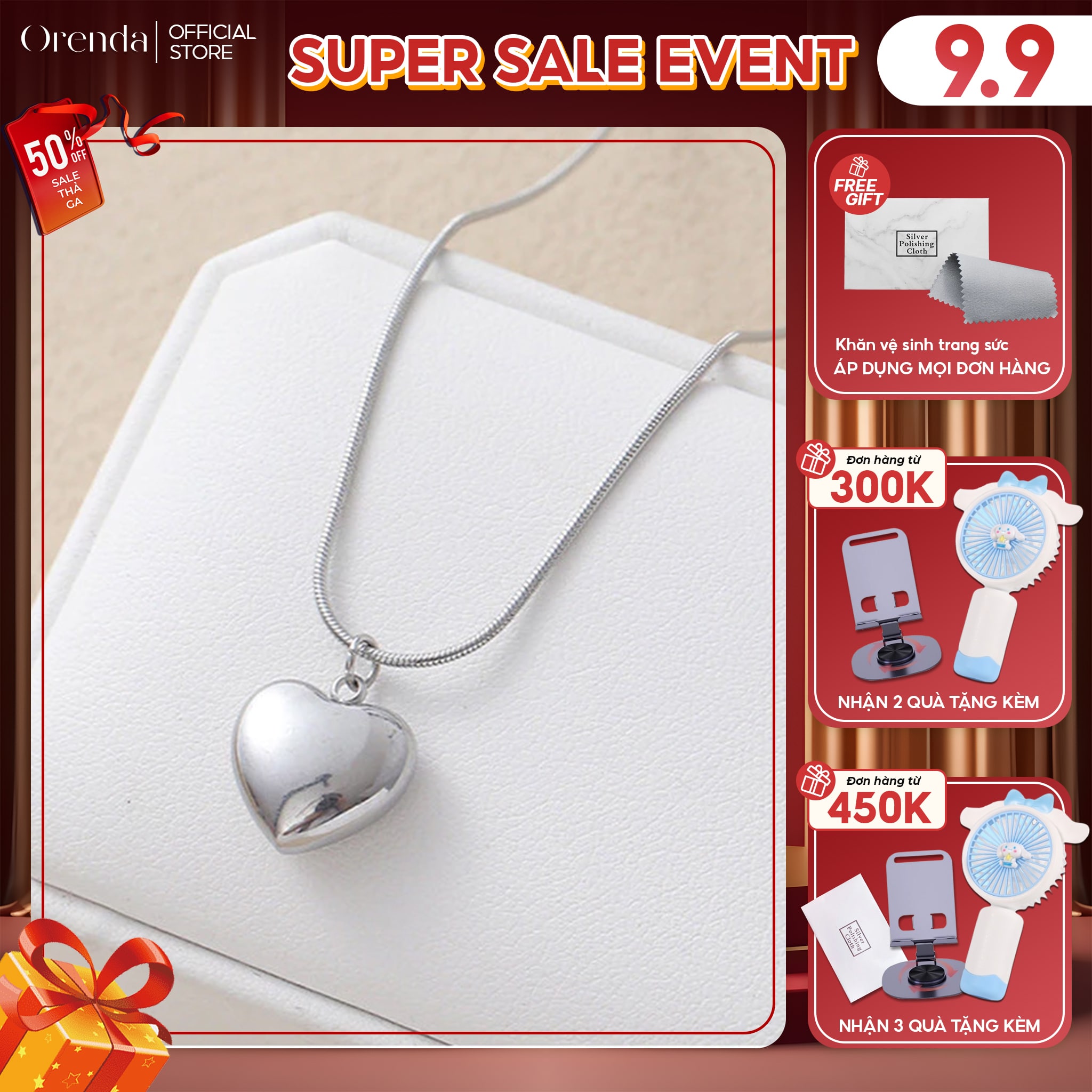 Dây chuyền trái tim